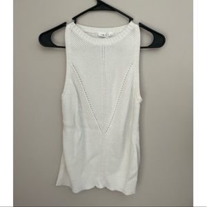 GAP White Sweater Tank Top